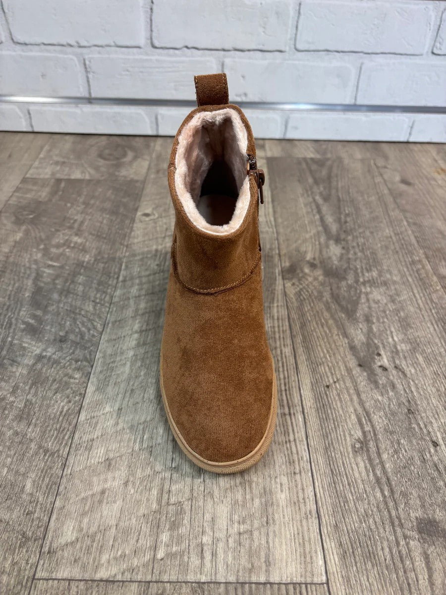 Very G - Fuzzy Boots in Tan #10792-10799