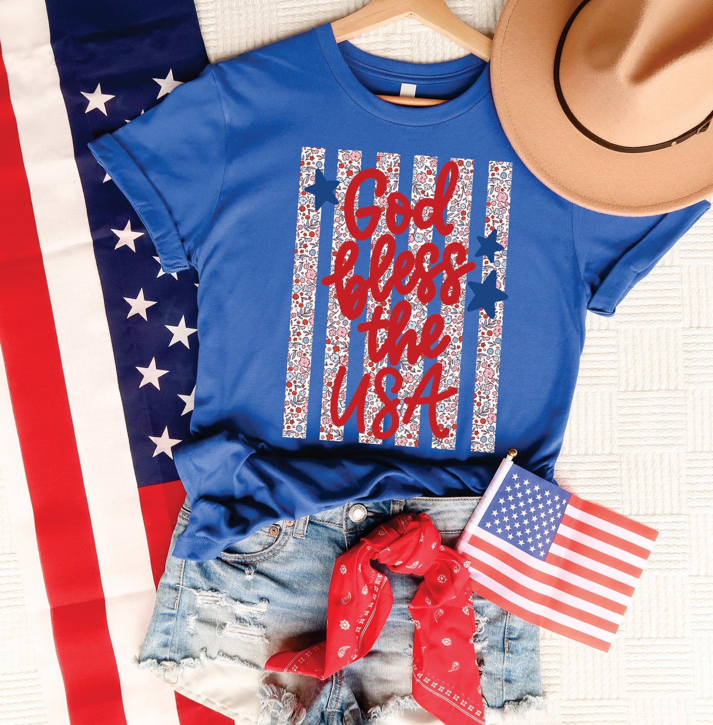 God Bless the USA Tee - #11157-11162