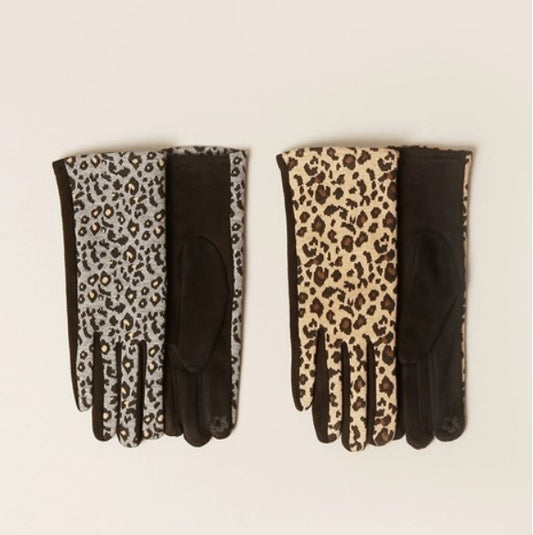 Winter Leopard Gloves - #5881-5882