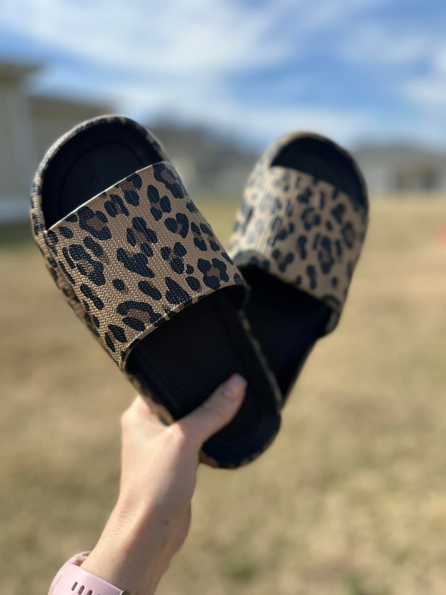 Leopard Cushion Slide - #9036-9043