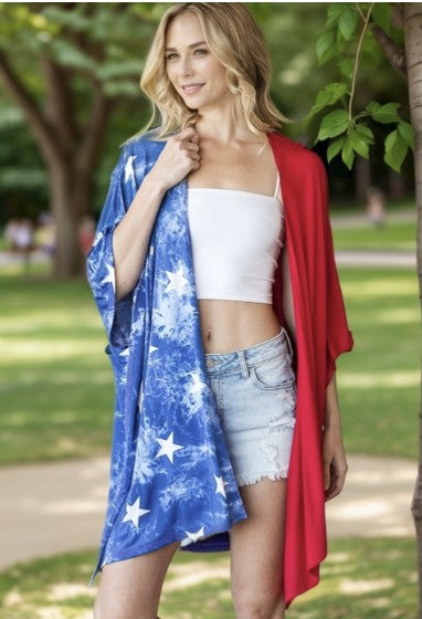 Stars & Strips Kimono - #9639-9644