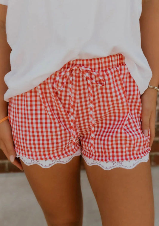 Picnic Plaid Shorts - #11186-11189