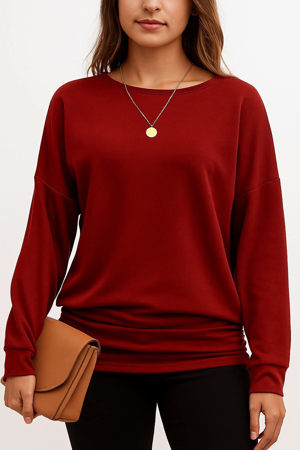 Red Long Cuff Top - #10776-10779