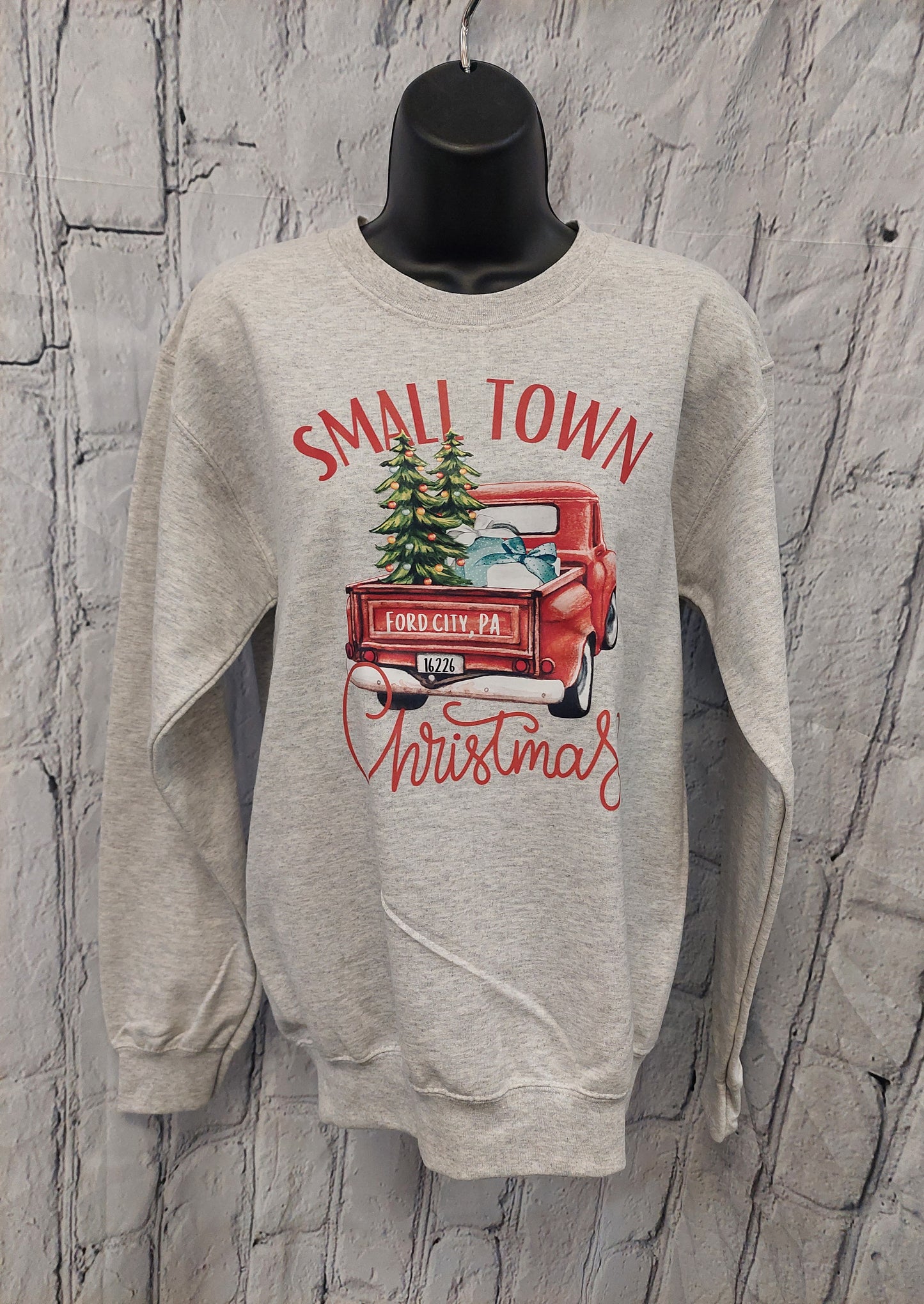 Ford City - Small Town Christmas Sweatshirt - #10640-10644