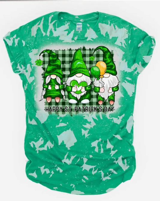 St Patty's Bleached Gnome Tee - #6309-6314