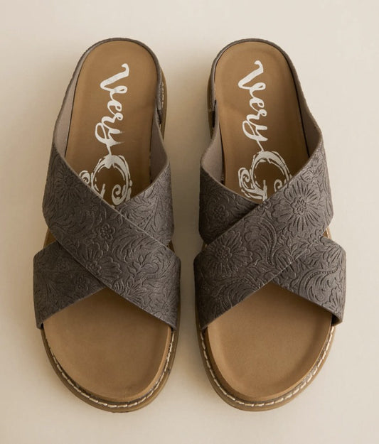 Very G (Gypsy Jazz) Tawney Sandal in Charcoal - #9713-9721