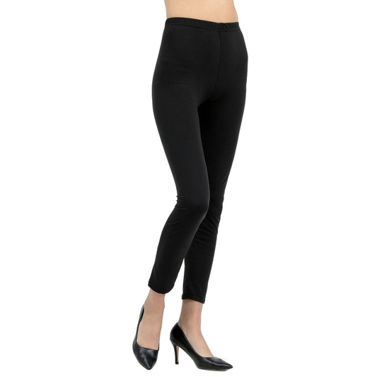 Women Ultra Soft & Stretchy Leggings - Solid Black #110