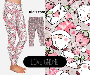 Love Gnome Leggings w/Pockets - #3312-3314