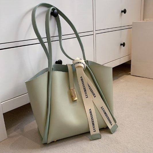 Casual Handbag w/Matching Cosmetic Bag (2 Colors) - #4195-4196